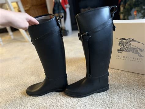 toddler burberry rain boots|burberry equestrian rain boots.